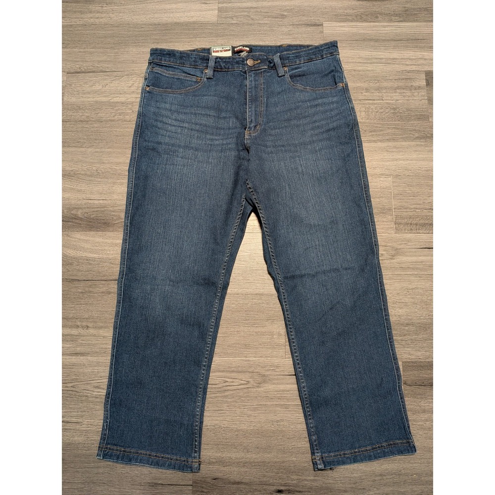 NWT Kirkland Signature Men's‎ Medium Wash Straight Fit Blue Jeans Size 38X30